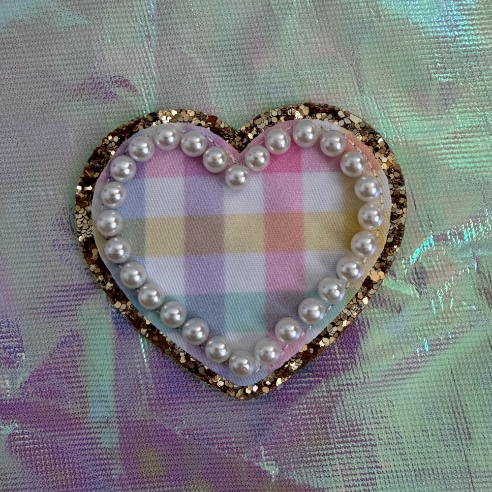Stoney clover rainbow gingham patch